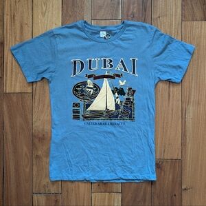 Dubai Vintage Puff Print Travel T-shirt (L)